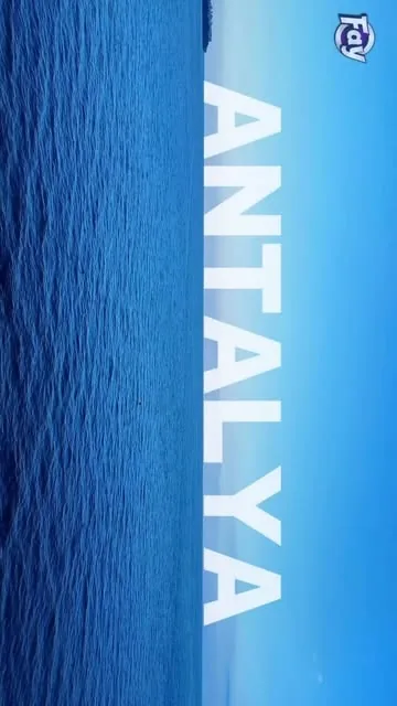 Konyaaltı sahili, Antalya drone görüntüsü