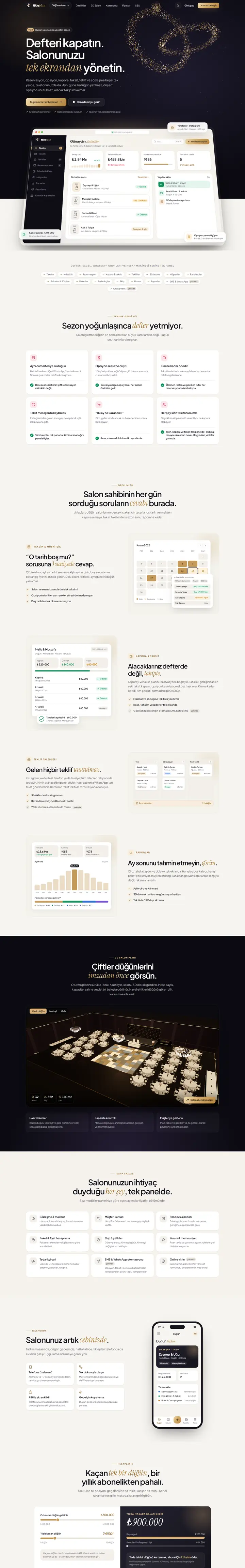 tikleplan web sitesinin tam sayfa görünümü